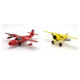 Two Die-Cast Airplane Banks - Pennzoil & Texaco
