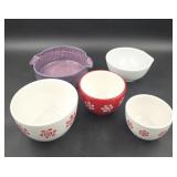 Assorted Mixing Bowls w/ O'Quinn Pottery