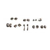 Collection of Sterling Silver Clip Earrings