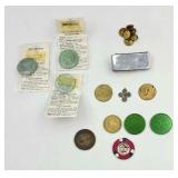 Coins, Tokens, & Accessories Lot