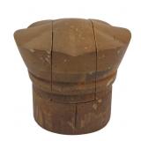 Wooden Millinery Puzzle Block Hat Form