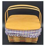 Longaberger Picnic Basket w/ Lid