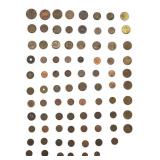 Various Copper and Bronze Coins, Mixed Dates