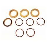 Collection of Wooden and Lucite Bangles