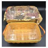 Longaberger Serving Basket & Vanity Basket