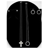 Sterling Jewelry Lot w/Necklaces & Earrings