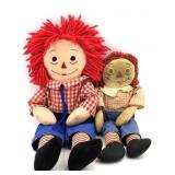 Vintage Raggedy Andy Cloth Dolls