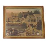 Framed Edward Hicks Print