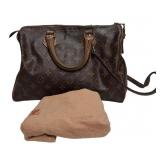 Louis Vuitton Monogram Canvas Speedy Bandouliere w