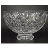 Artist Signed Waterford Crystal Footed Bowl