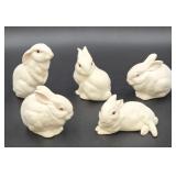 Collection Cybis Pink-Eyed Rabbits