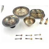 Silverplate Tableware & Set of Salt Spoons