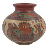 San Juan de Oriente Signed Pottery Vase