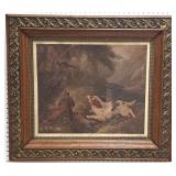 "The First Catch" in Ornate Victorian Frame