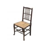 19th Century Spindel Back Country Chair