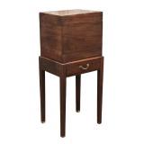 Early Mahogany Cellarette on Stand