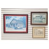 Three Framed Art Prints