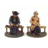 Cast Iron Amish Bookends