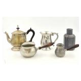 Collection of Pewter and Silverplate