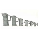 Set of Graduated Pewter Measures