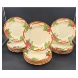 21 Franciscan Apple Dinner Plates