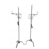 Pair of Wrought Iron Floor Lamps