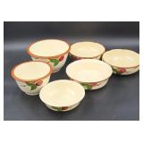 Grouping of Franciscan Apple Bowls