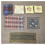 Textile Lot, Including Wool Coverlet