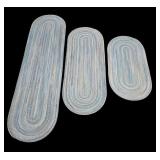 Three Oval Braided Rugs