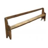 Early New Bern Heart Pine Pew