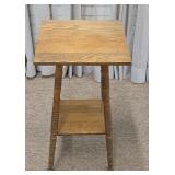 Victorian Chestnut Lamp Table w/ Turnings