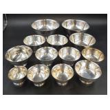 Collection of Silverplate Paul Revere Bowls