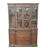 Small Mahogany Chippendale Breakfront