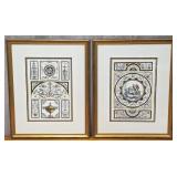 Classical Framed Prints, Style of Giovanni Volpato