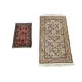 Two Hand Woven Oriental Wool Rugs