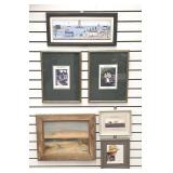 Collection of Assorted Framed Artworks