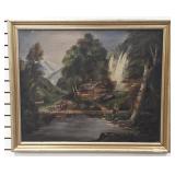 Early OOC of Lodge and Waterfall