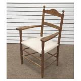 Early Turned Armchair w/ Shaker Tape Seat