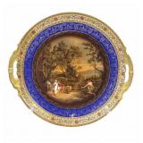 Royal Vienna Style Plate w/ Odysseus and Nausicaa