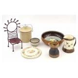 Various Collectibles Including Pottery