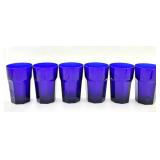 Libbey Gibraltar Cobalt Blue Tumblers