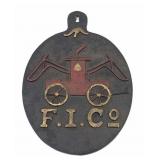 F.I.Co. Cast Iron Firemark Plaque