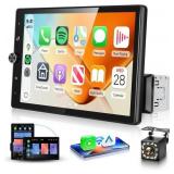 10.4'' Single Din Stereo Wireless CarPlay Android