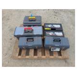 Lot Assorted Toolboxes