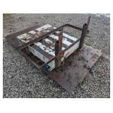 Rat Box Mounted on ~4'x8' Sheet of Diamond Plate