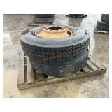 2- Goodyear 11R24.5 Tire w/ 10L Wheels