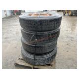 4- BF Goodrich 11R24.5 Tires & Wheels