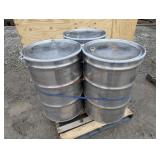 3- ~55 Gallon SS Fermentation Barrels