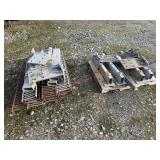 Assorted Galvanized Brackets & Grating