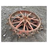 2- Vintage Case Wheels